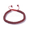 Adjustable Nylon Cord Braided Bead Bracelets BJEW-F369-B10-1