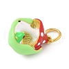 Alloy Enamel Pendants PALLOY-S050-02G-2