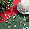SUNNYCLUE DIY Christmas Snowflake Earring Making Kit DIY-SC0022-84-4