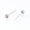 304 Stainless Steel Stud Earring Settings STAS-I088-H-06P-2