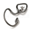 316 Surgical Stainless Steel Cuff Earrings EJEW-E300-20AS-01-2