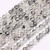 Natural Black Rutilated Quartz Beads Strands G-F509-34-3mm-1