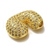 Brass with Cubic Zirconia Pendant KK-Q818-02C-G-2