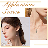 SUPERFINDINGS 2Pcs 2 Colors Brass Hollow Round Cage Pendant Decorations AJEW-FH0004-30-6