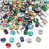   100Pcs Glass European Beads GPDL-PH0001-11-1