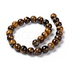 Natural Tiger Eye Round Bead Strands G-R200-14mm-2