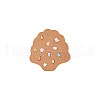 Shell Shape Wall Mounted Brooch Jewelry Display Cork Tray AJEW-WH0433-01B-7