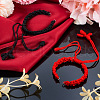Nylon Weave Bracelets Making AJEW-TA00023-3