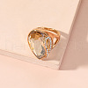 Alloy Rhinestone Finger Rings EW8675-6-2