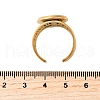304 Stainless Steel Cuff Ring Components STAS-V012-01C-G-3