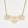 201 Stainless Steel Pendant Necklaces NJEW-T009-JN060-2-40-1