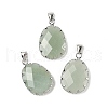 Natural Green Aventurine Pendants G-H086-01P-01-1