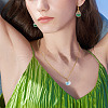 Transparent Glass Globe Pendants GLAA-TA0003-07-39