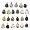 Natural Gemstone Faceted Pendants G-U019-05G-1