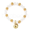 Brass Stretch Bracelets BJEW-C098-07B-4