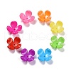 Opaque Acrylic Flower Bead Caps SACR-Q099-M19-1