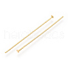 Brass Flat Head Pins KK-G331-11-0.7x40-3