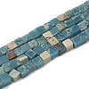 Chips Synthetic Aqua Terra Jasper Beads Strands G-S323-001A-1-1