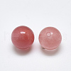 Cherry Quartz Glass Beads G-T122-25A-01-2