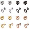 304 Stainless Steel Stud Earring Findings STAS-PH0019-09-1