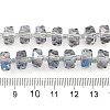 Transparent Electroplate Glass Beads Strands EGLA-P062-01A-HR01-4