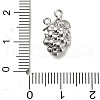 Brass Micro Pave Cubic Zirconia Pendants KK-L229-001P-06-3