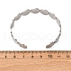 304 Stainless Steel Cuff Bangles BJEW-P355-01P-5