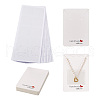 100Pcs Ractangle Kraft Paper Necklace Earring Display Cards AJEW-TA0001-26B-9