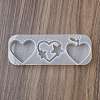 Heart DIY Silicone Keychain Accessory Molds SIMO-R010-01C-1
