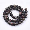 Natural Plum Blossom Jasper Beads Strands G-T126-03B-2
