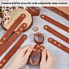 Adjustable Plain Leather Cord Bracelet BJEW-WH0022-48B-3