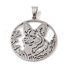 Non-Tarnish 201 Stainless Steel Pendants STAS-A094-04A-P-1