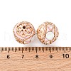 Handmade Resin Indonesia Round Beads IPDL-P005-06KCG-01-3