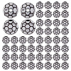 HOBBIESAY 200Pcs Opaque Acrylic Beads SACR-HY0001-08-1