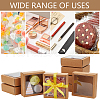 Square Paper Biscuit Boxes with Clear PVC Window CON-WH0098-16A-03-6