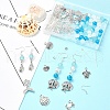 DIY Sea Animal Alloy Dangle Earrings Making Kits DIY-YW0009-52-5