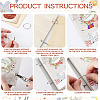 Wooden 2-Ring Loose Leaf Binder Postcard Phote Album Cover DIY-WH0547-020-5