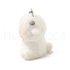 Flocky Opaque Resin Pendants FIND-U030-10A-P-2