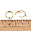 304 Stainless Steel Clear Cubic Zirconia Rhombus Hoop Nose Rings AJEW-D306-12G-2