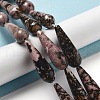 Natural Rhodonite Beads Strands G-P528-H16-01-2