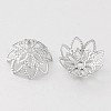 Tarnish Resistant 316 Surgical Stainless Steel Flower Bead Caps STAS-M257-03-2