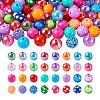 82Pcs 32 Style Opaque & Transparent Acrylic Beads MACR-TA0001-24-9