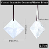 Transparent Glass Pendants GLAA-SP0001-18A-2