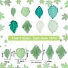 SUNNYCLUE 80Pcs 7 Style Transparent Spray Painted Glass Pendants GLAA-SC0001-66-2