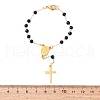 304 Stainless Steel Link Chain Bracelets BJEW-A032-05G-3