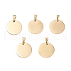 Ion Plating(IP) 304 Stainless Steel Pendants STAS-I135-29G-3