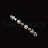 Simple Style 925 Sterling Silver Micro Pave Clear Cubic Zirconia Finger Rings FS-WG116E7-01-4