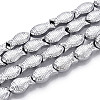 Electroplate Glass Beads Strands EGLA-T025-03I-1