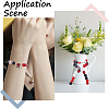 SOFPLATE Painted Natural Wood Beads Sets WOOD-SP0001-16-5