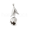 Three-Dimensional Flower Brass Pendants KK-V006-02P-02-2
